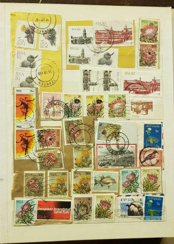 RSA STAMPS WITH SOME VERY GOOD POSTMARKS