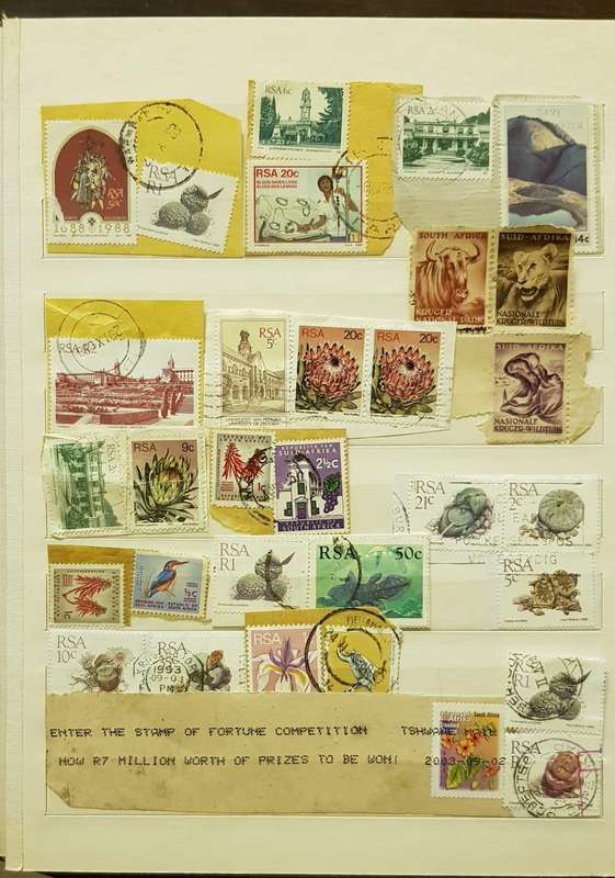 RSA STAMPS WITH SOME VERY GOOD POSTMARKS
