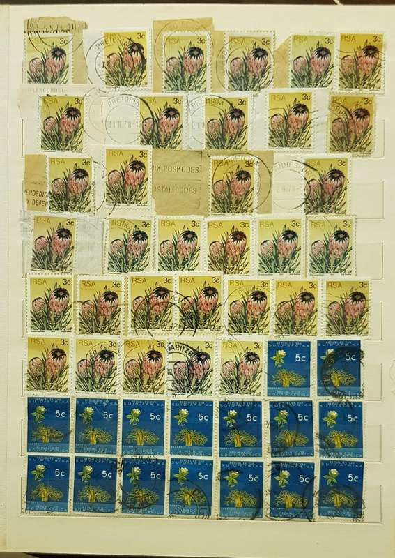 RSA STAMPS WITH SOME VERY GOOD POSTMARKS