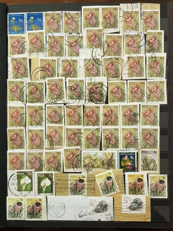 RSA STAMPS WITH SOME VERY GOOD POSTMARKS
