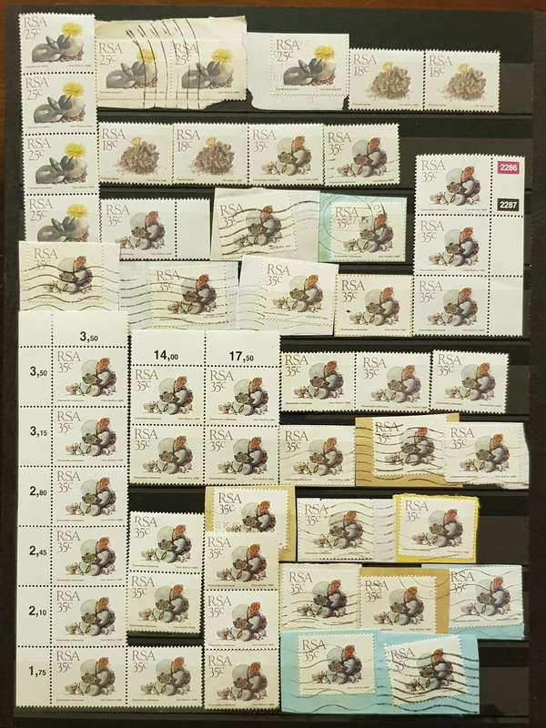 RSA STAMPS WITH SOME VERY GOOD POSTMARKS
