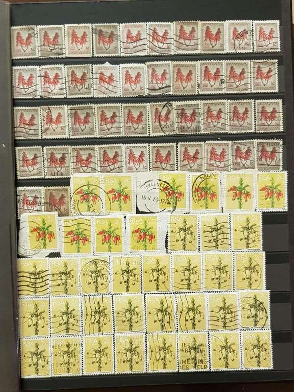 RSA STAMPS WITH SOME VERY GOOD POSTMARKS