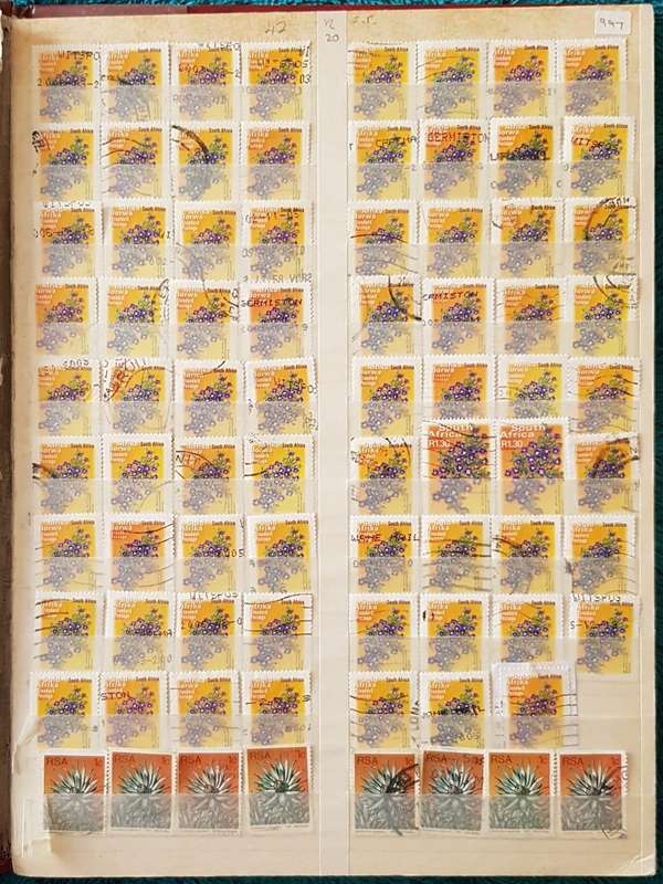 RSA STAMPS WITH SOME VERY GOOD POSTMARKS