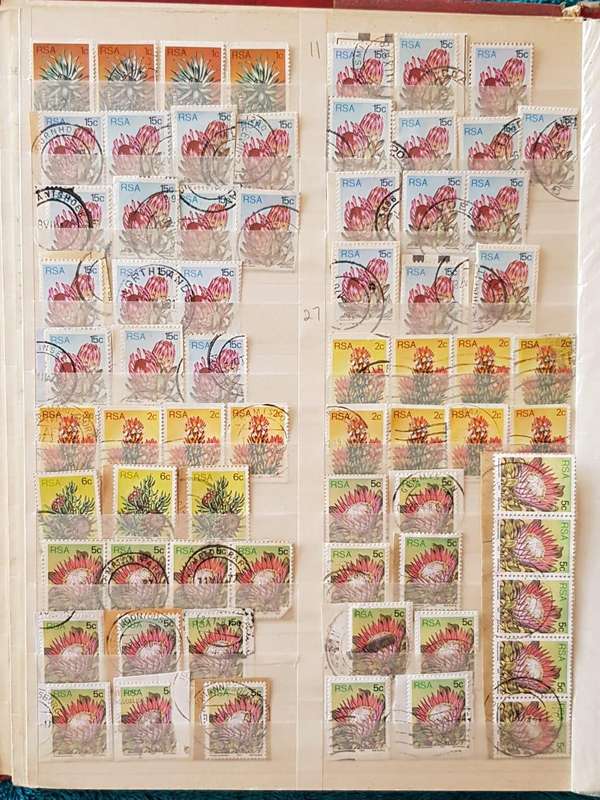 RSA STAMPS WITH SOME VERY GOOD POSTMARKS