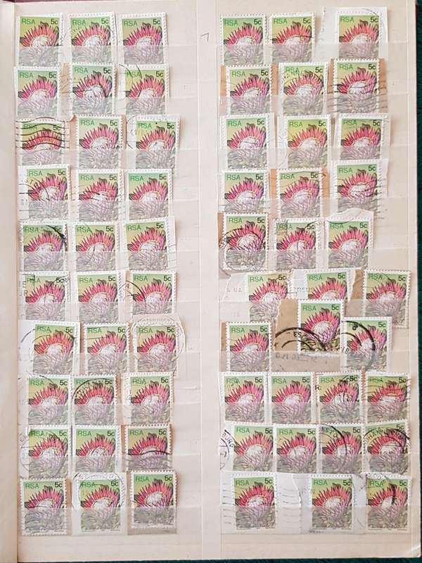 RSA STAMPS WITH SOME VERY GOOD POSTMARKS