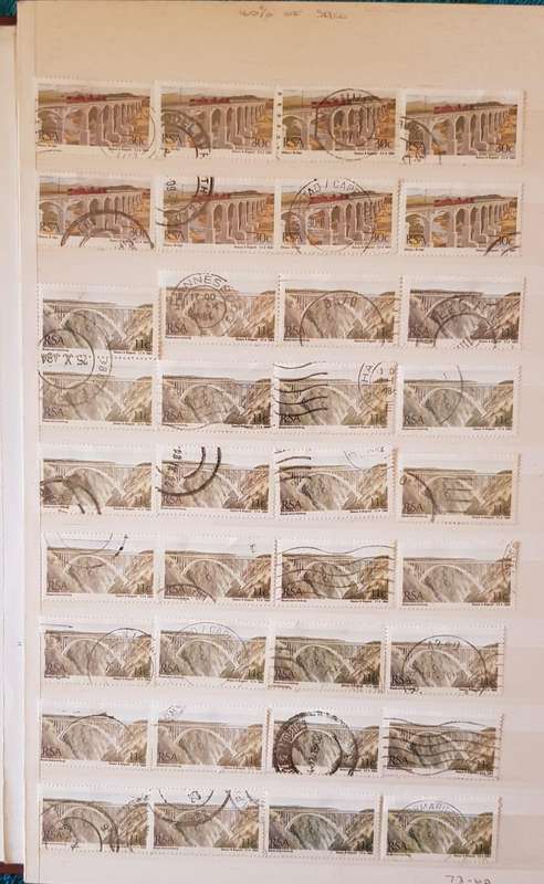 RSA STAMPS WITH SOME VERY GOOD POSTMARKS