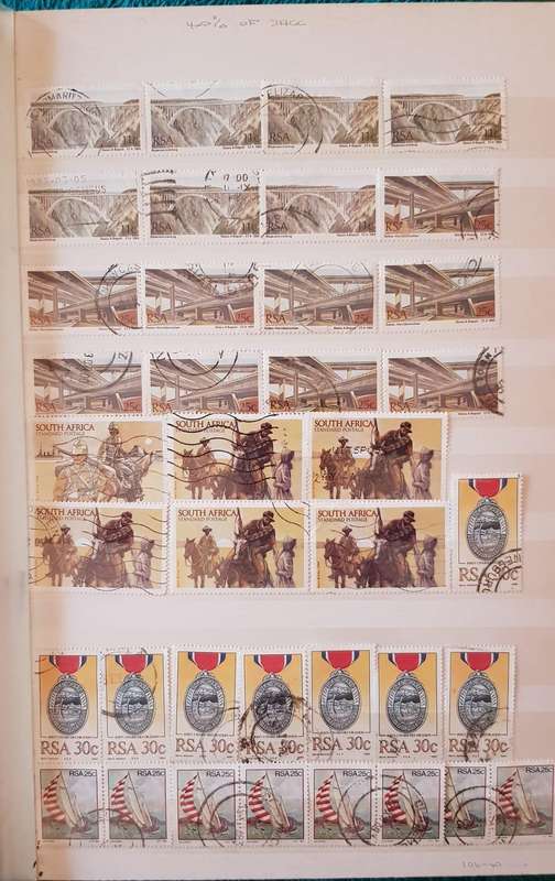 RSA STAMPS WITH SOME VERY GOOD POSTMARKS