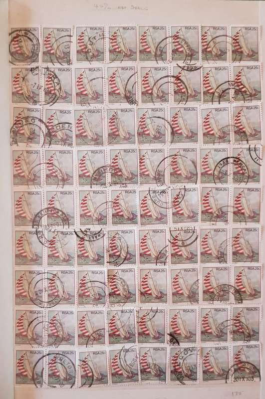 RSA STAMPS WITH SOME VERY GOOD POSTMARKS