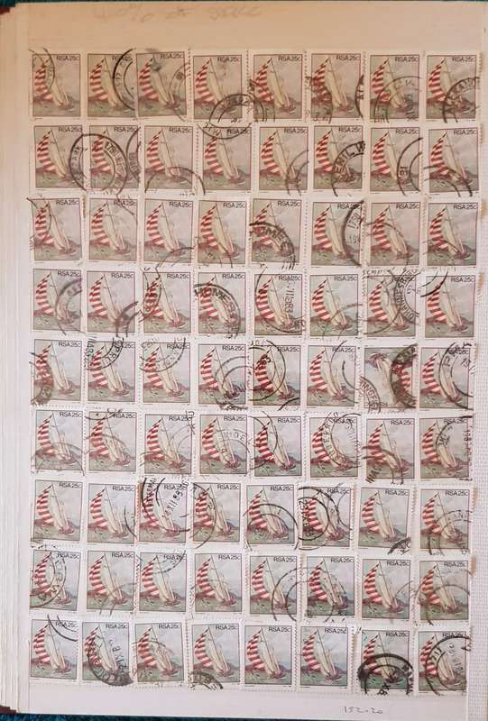RSA STAMPS WITH SOME VERY GOOD POSTMARKS