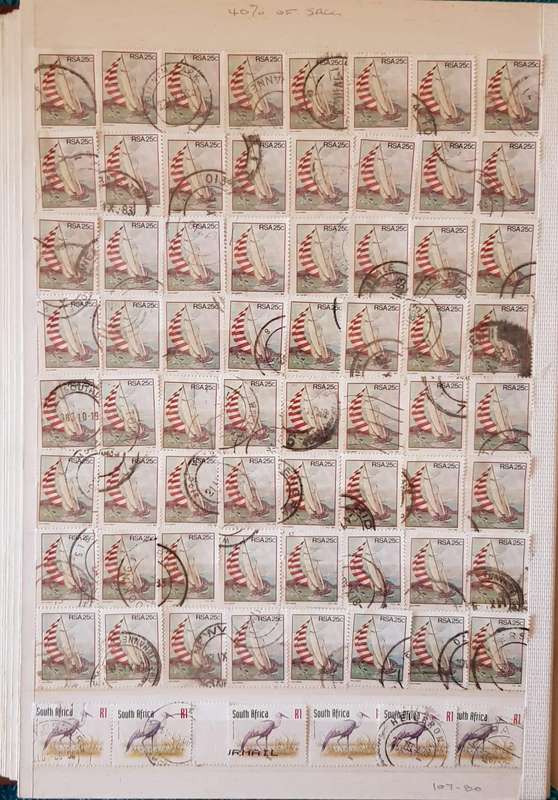 RSA STAMPS WITH SOME VERY GOOD POSTMARKS