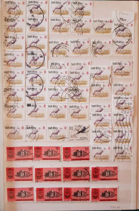 RSA STAMPS WITH SOME VERY GOOD POSTMARKS