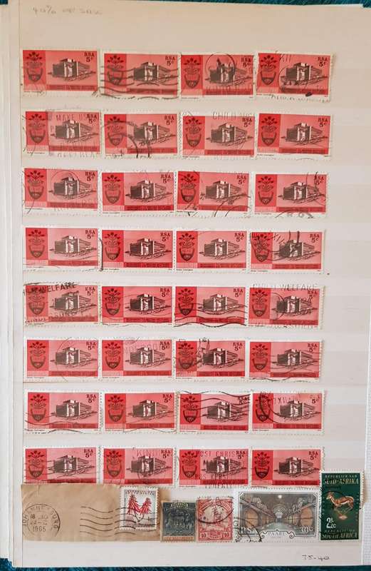 RSA STAMPS WITH SOME VERY GOOD POSTMARKS
