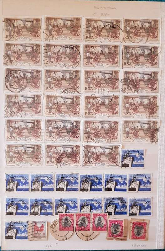 RSA STAMPS WITH SOME VERY GOOD POSTMARKS