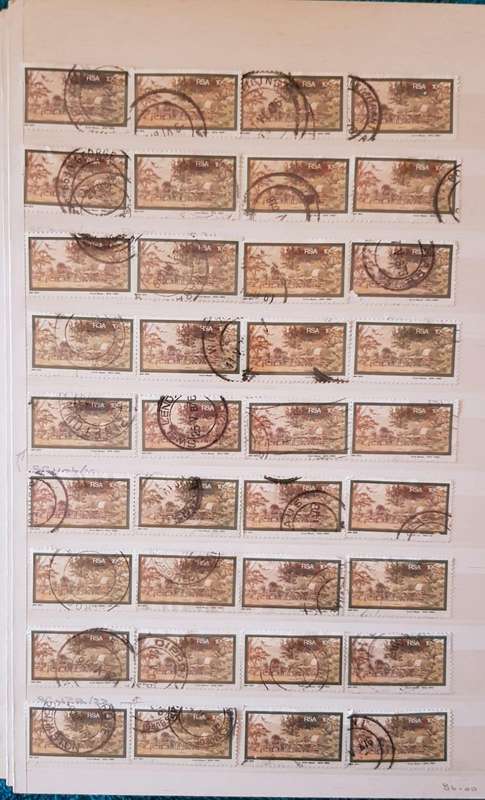 RSA STAMPS WITH SOME VERY GOOD POSTMARKS