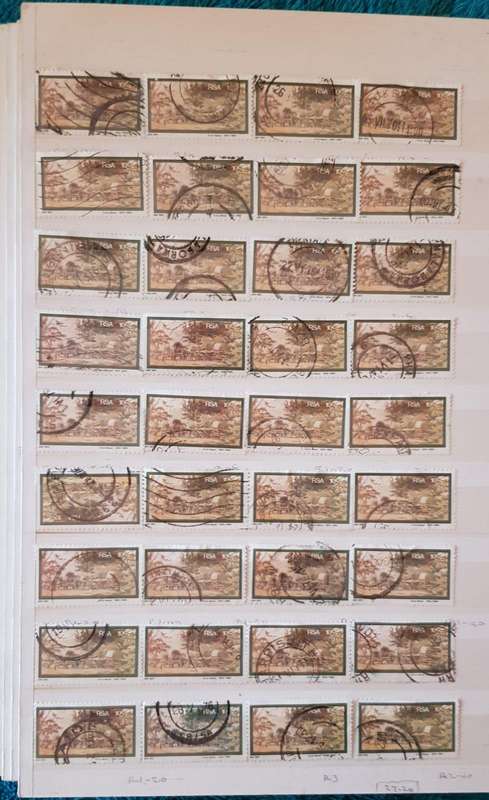 RSA STAMPS WITH SOME VERY GOOD POSTMARKS