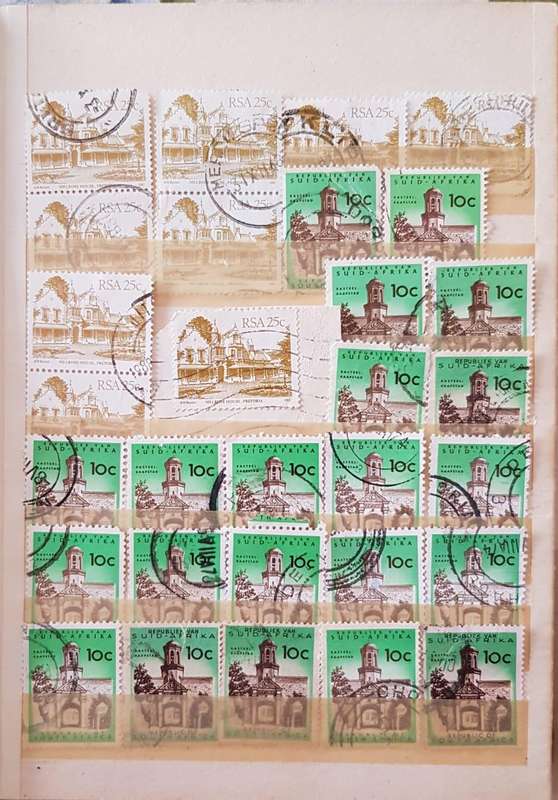 RSA STAMPS WITH SOME VERY GOOD POSTMARKS