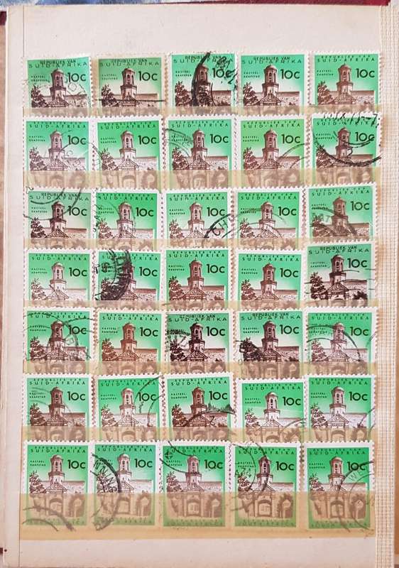 RSA STAMPS WITH SOME VERY GOOD POSTMARKS