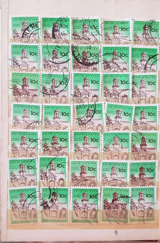 RSA STAMPS WITH SOME VERY GOOD POSTMARKS
