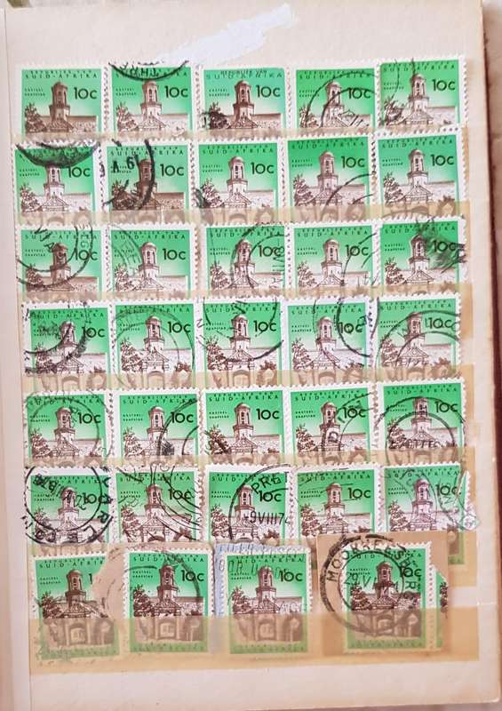RSA STAMPS WITH SOME VERY GOOD POSTMARKS