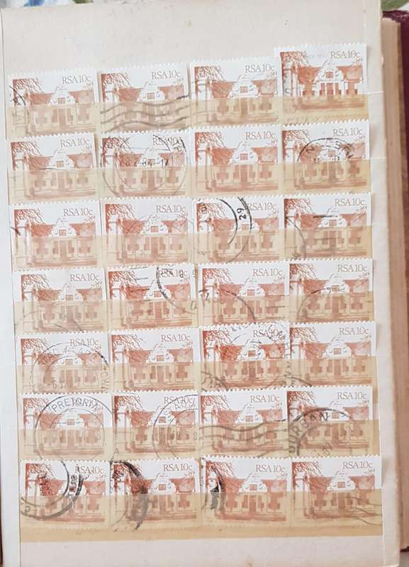 RSA STAMPS WITH SOME VERY GOOD POSTMARKS