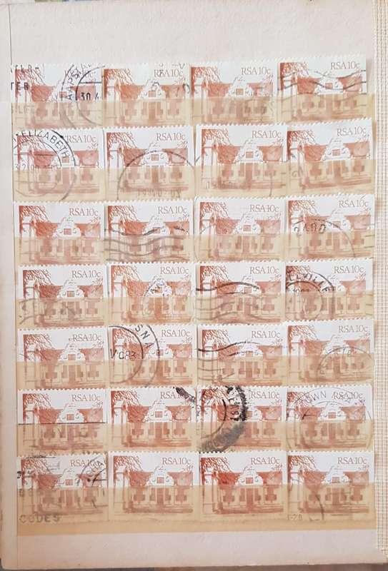 RSA STAMPS WITH SOME VERY GOOD POSTMARKS