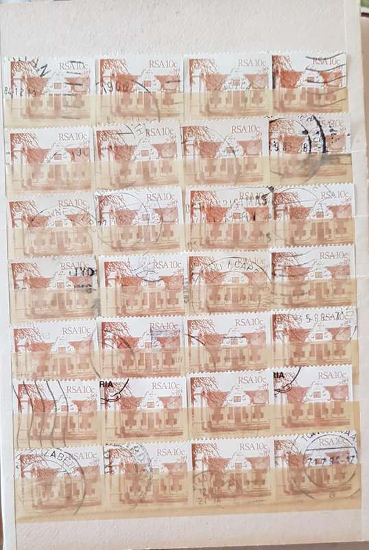 RSA STAMPS WITH SOME VERY GOOD POSTMARKS