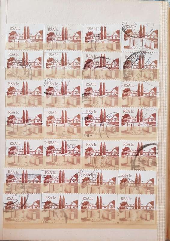 RSA STAMPS WITH SOME VERY GOOD POSTMARKS
