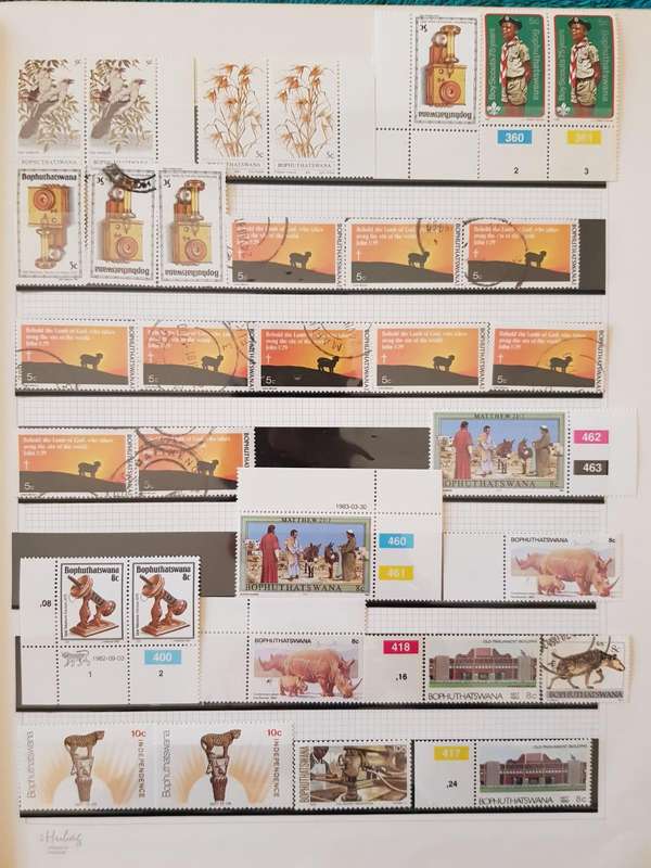 HOMELANDS STAMPS