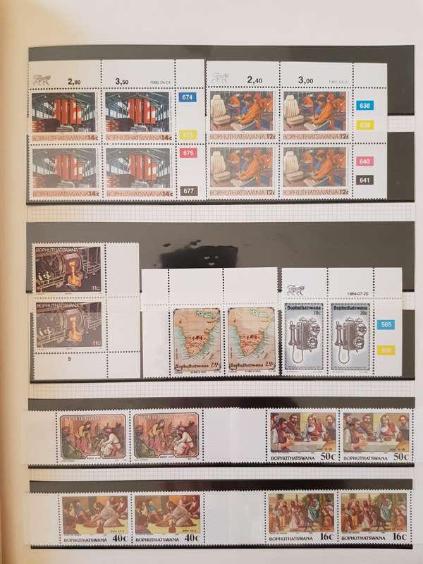 HOMELANDS STAMPS