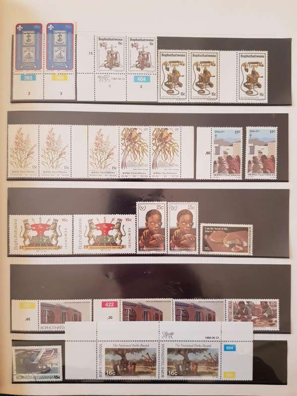 HOMELANDS STAMPS