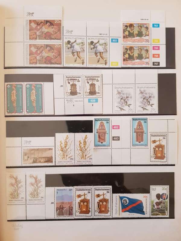 HOMELANDS STAMPS