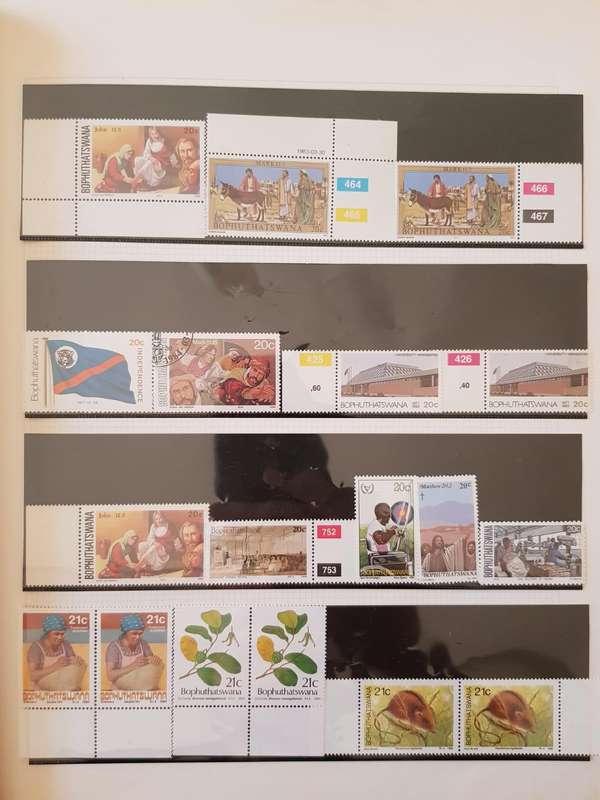 HOMELANDS STAMPS