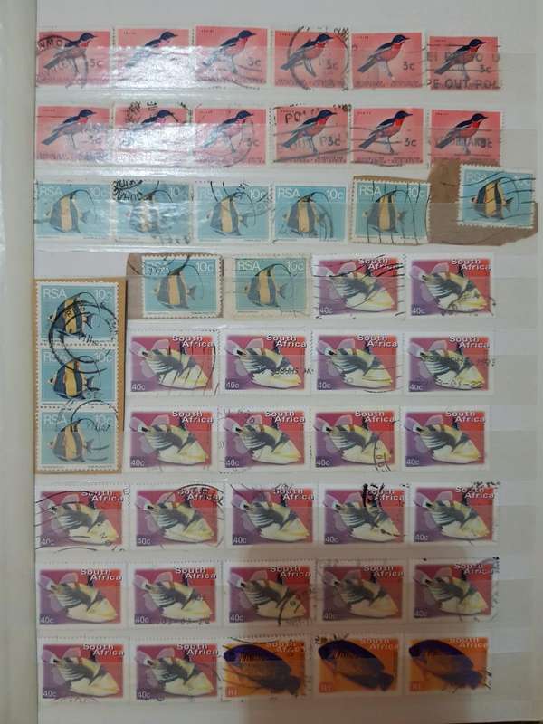 RSA STAMPS WITH SOME VERY GOOD POSTMARKS