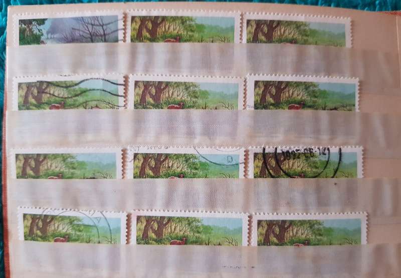 RSA STAMPS USED (BID PER PAGE ,1 BID FOR ALL )
