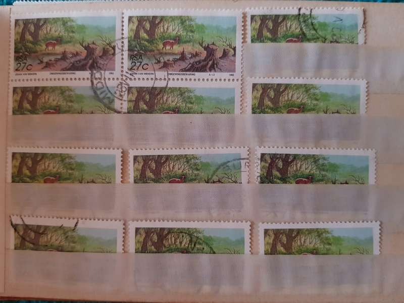 RSA STAMPS USED (BID PER PAGE ,1 BID FOR ALL )