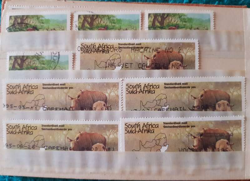 RSA STAMPS USED (BID PER PAGE ,1 BID FOR ALL )