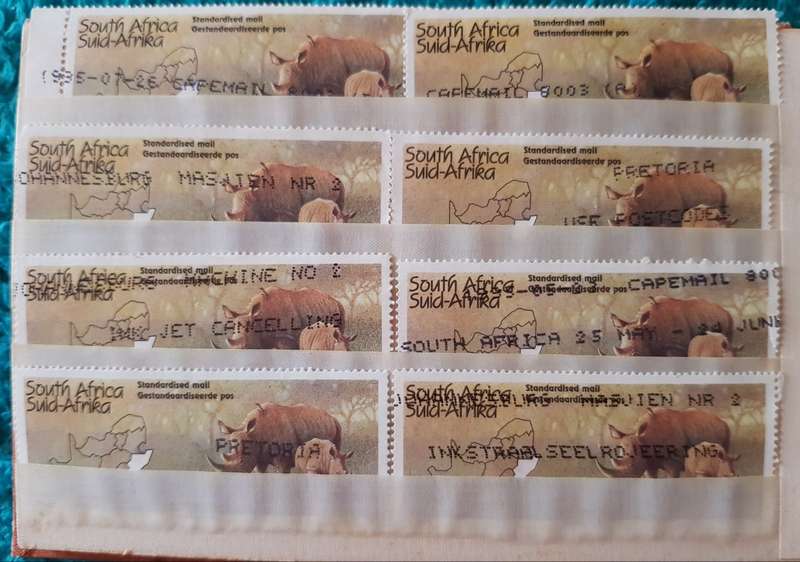 RSA STAMPS USED (BID PER PAGE ,1 BID FOR ALL )