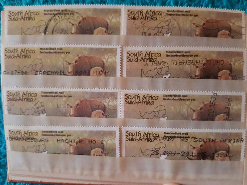 RSA STAMPS USED (BID PER PAGE ,1 BID FOR ALL )