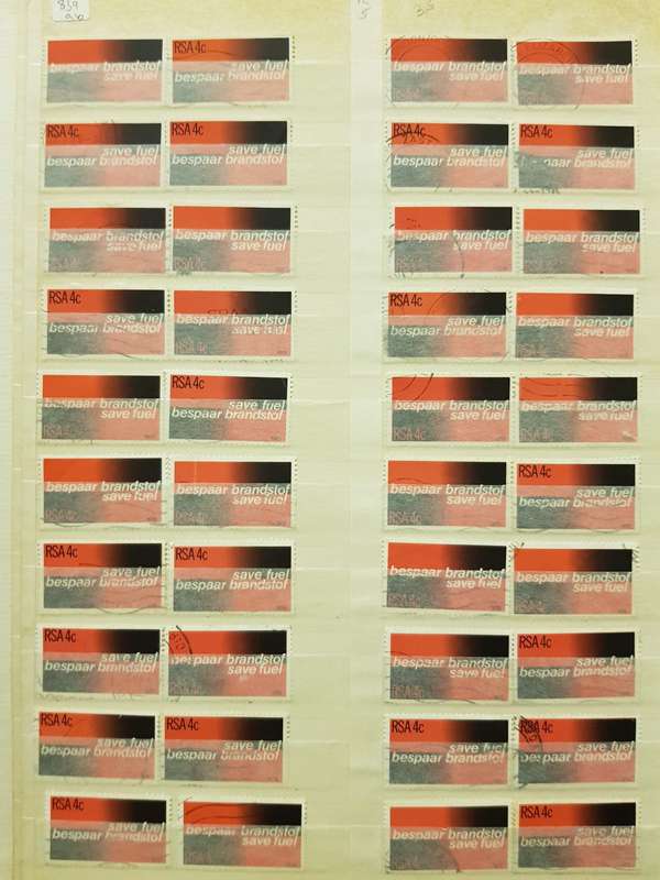 RSA STAMPS USED (BID PER PAGE ,1 BID FOR ALL )
