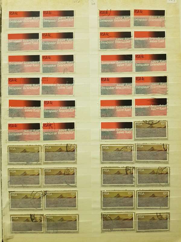 RSA STAMPS USED (BID PER PAGE ,1 BID FOR ALL )