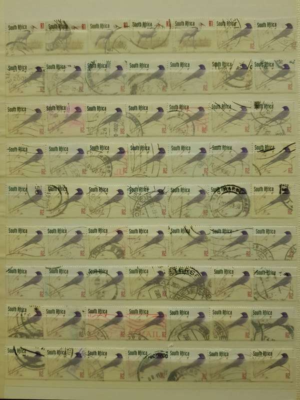 RSA STAMPS USED (BID PER PAGE ,1 BID FOR ALL )