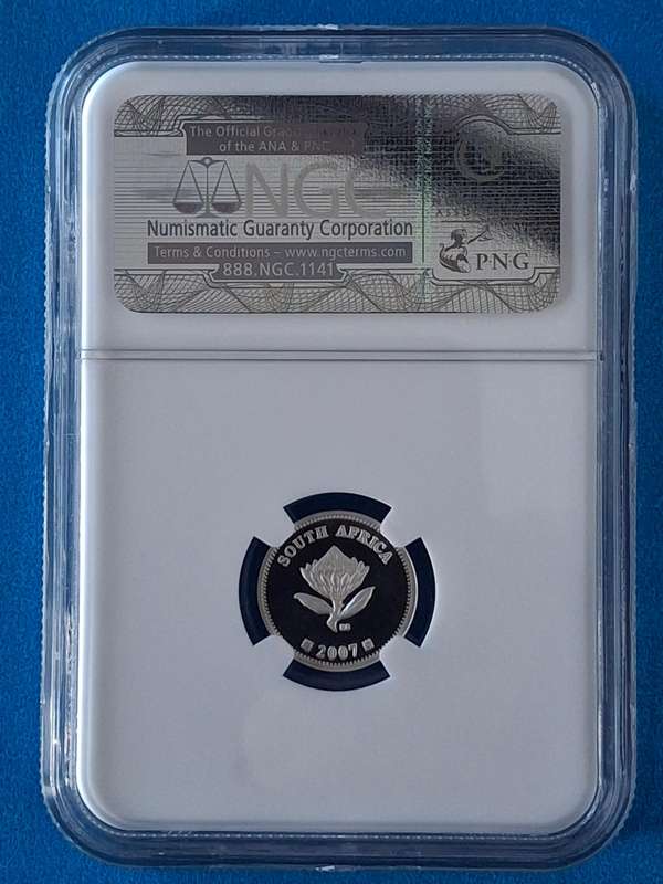 PF69 - 2007 Silver 2½ c (Tickey) - Polar Year