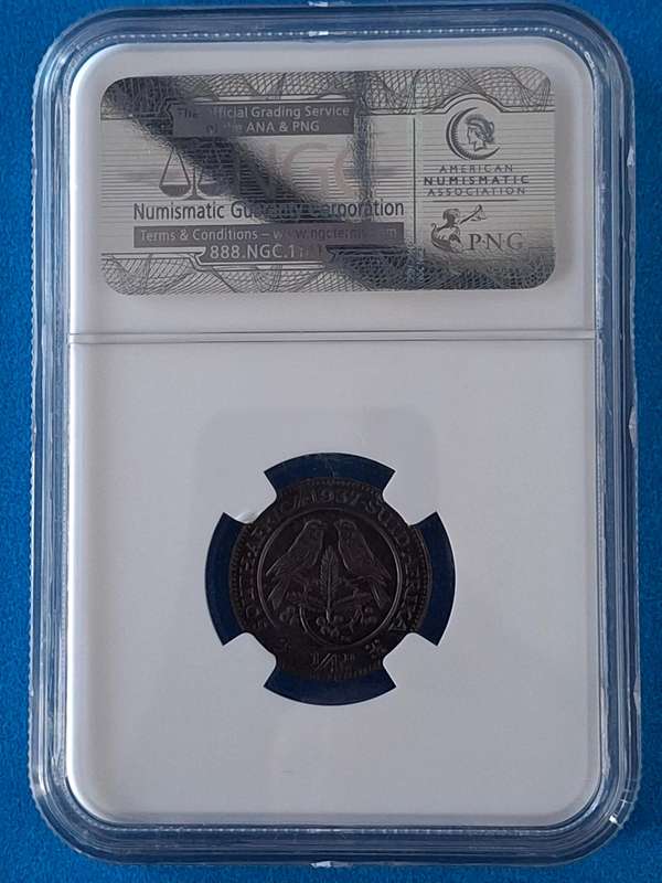 MS63 - 1937 1/4 Penny (FARTHING)