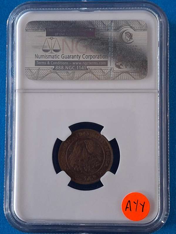 MS64BN - 1943 1/4 Penny (FARTHING)