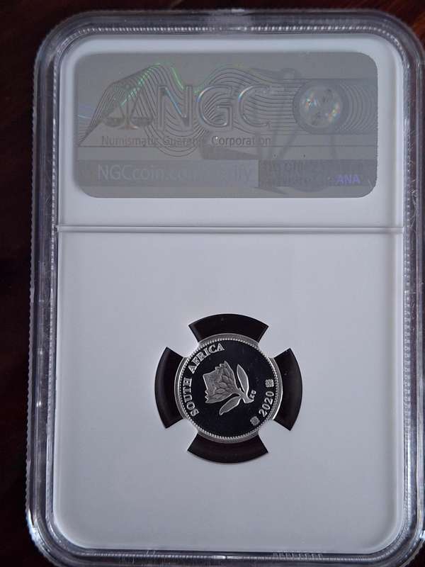 *** FINEST KNOWN only 7 COINS****  PF70 - 1998 Silver 2½ c (Tickey) -  RETINAL CRYOPROBE