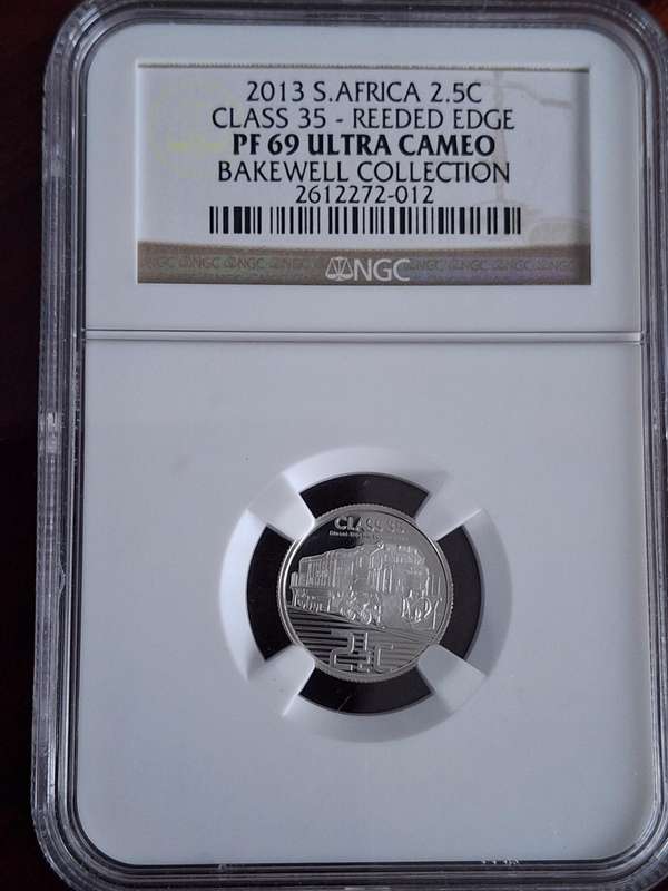 *** REEDED EDGE ****  PF69 - 2013 Silver 2½ c (Tickey) -  CLASS 35