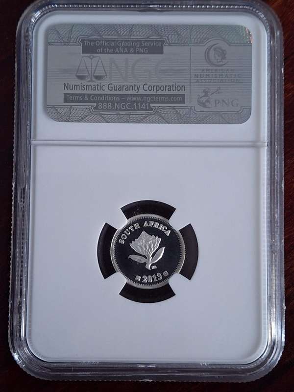*** REEDED EDGE ****  PF69 - 2013 Silver 2½ c (Tickey) -  CLASS 35