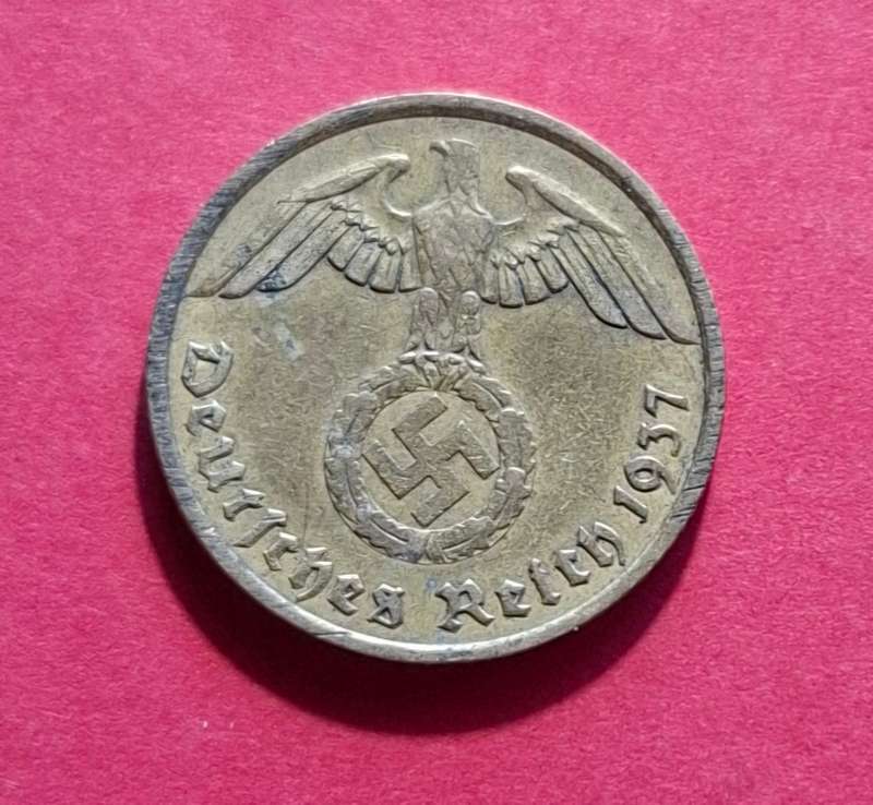 DEUTSCHES REICH 10 Reichspfennig 1937 A (Germany) - condition!!