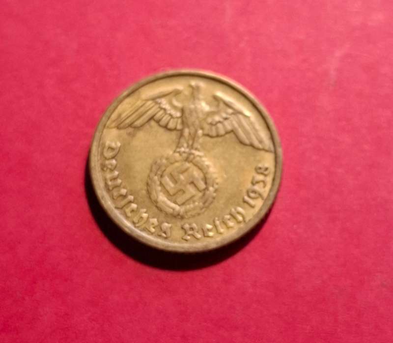 DEUTSCHES REICH 10 Reichspfennig 1938 D (Germany) - condition!!!