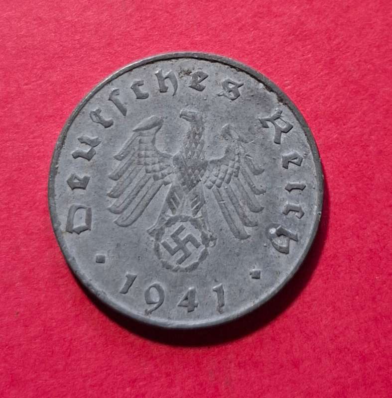 DEUTSCHES REICH 10 Reichspfennig 1941 J (Germany) - superb condition!